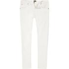 River Island Mens White Lee Slim Fit Tapered Jeans