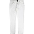 River Island Mens White Sid Cord Skinny Stretch Trousers
