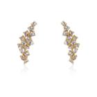 River Island Womens Gold Tone Embellished Ear Cuffs