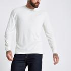 River Island Mens Slim Fit Wasp Embroidered Sweater