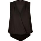 River Island Womens Wrap Blouse Bodysuit