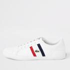 River Island Mens Lacoste Lerond White Leather Sneakers
