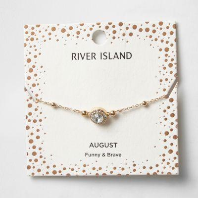 River Island Womens Gem August Birthstone Bracelet