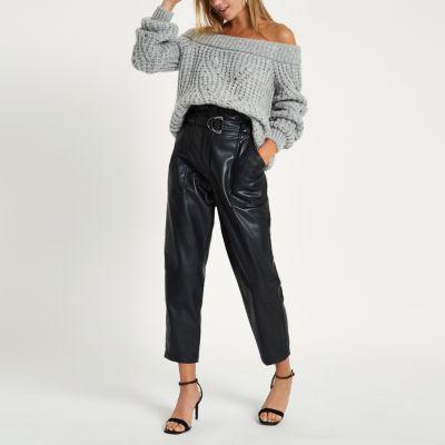 River Island Womens Knit Bardot Jumper