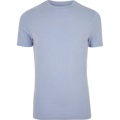 River Island Mens Muscle Fit Cotton T-shirt