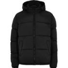 River Island Mens Hooded Puffer Jacket With Funnel Neck