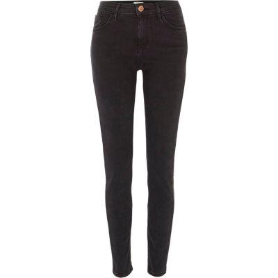 River Island Womens Washed Amelie Super Skinny Jeans