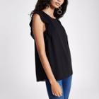 River Island Womens Pleated Shoulder Top