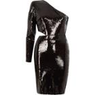 River Island Womens Sequin One Shoulder Bodycon Dress