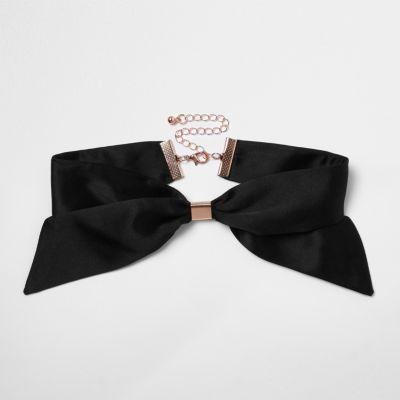 River Island Womens Bow Fabric Choker
