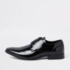 River Island Mens Patent Lace-up Derby Shoes