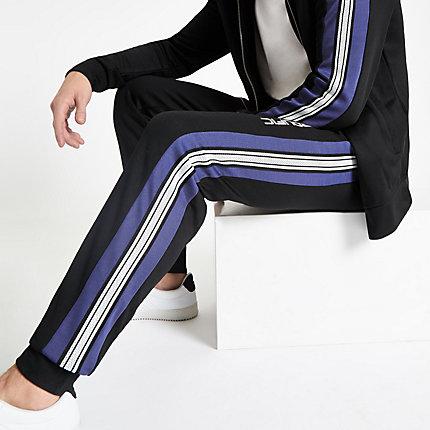 River Island Mens 'prolific' Side Tape Slim Fit Joggers