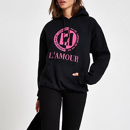 River Island Womens Ri 'lamour' Print Hoodie