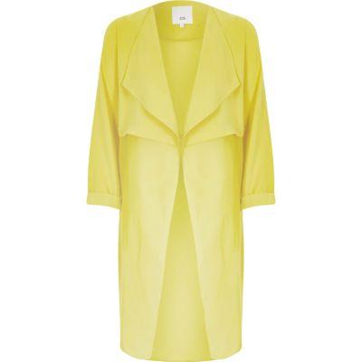 River Island Womens Sheer Detail Duster Jacket