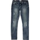 River Island Mens Only And Sons Wash Slim Fit Ripped Jeans