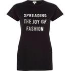 River Island Womens 'spreading The Joy' Print T-shirt