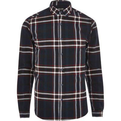 Mens Only & Sons Check Long Sleeve Shirt