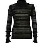 River Island Womens Pointelle Knit Turtle Neck Sweater