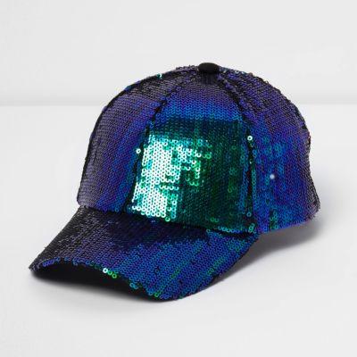 River Island Womens Mermaid Sequin Cap