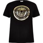 River Island Womens Plus Bee Foil Print Fitted T-shirt
