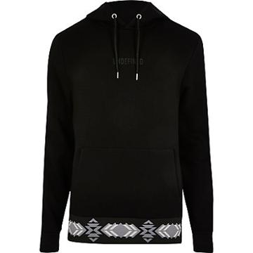 River Island Mens 'undefined' Navajo Blocked Hoodie