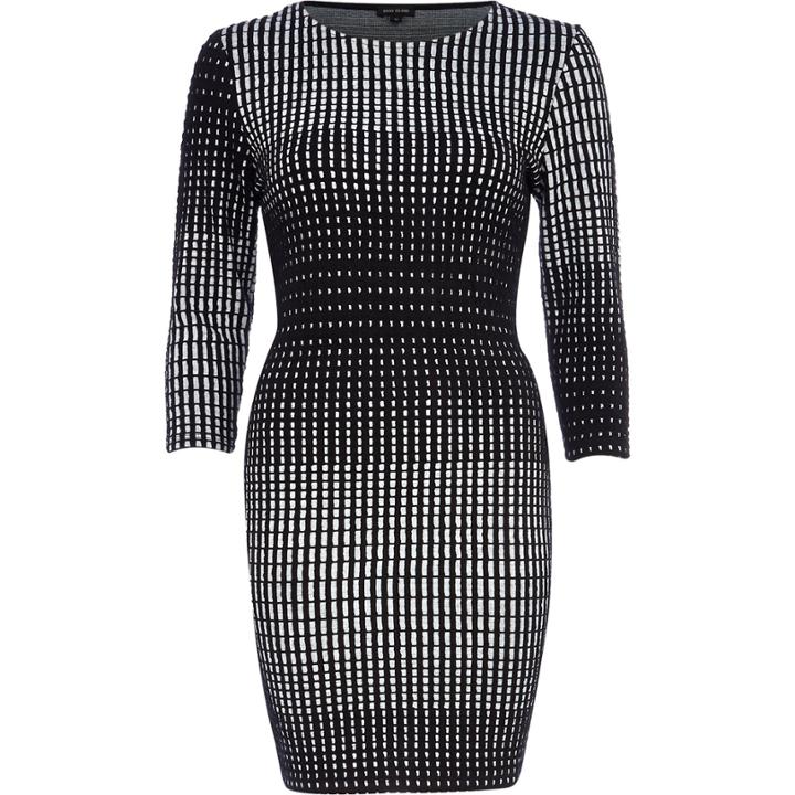 River Island Womens Graphic Print Bodycon Dress
