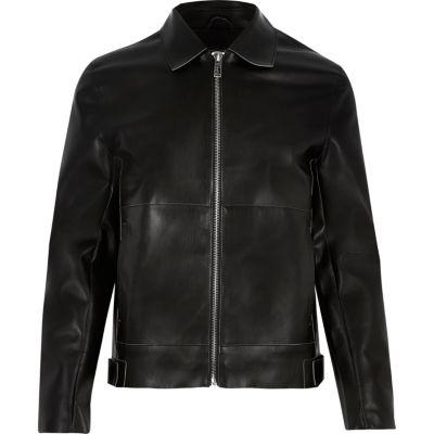 River Island Mens Leather-look Jacket