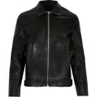 River Island Mens Leather-look Jacket