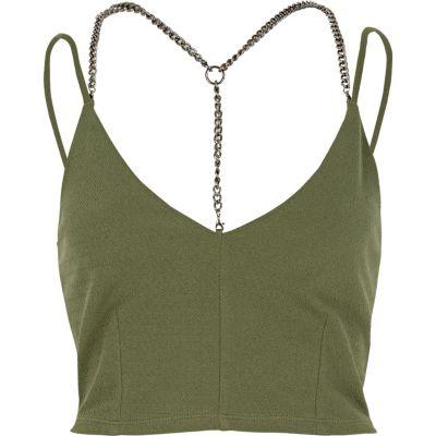 River Island Womens Chain Crop Top