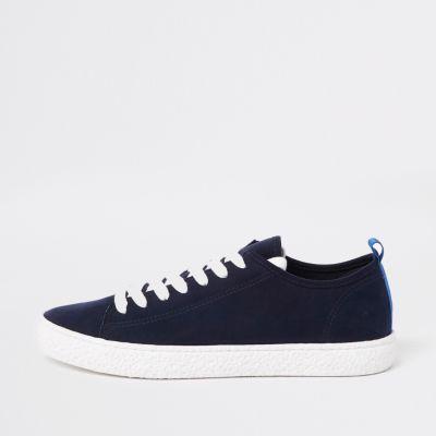 River Island Mens Textured Sole Lace Up Trainer