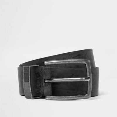 River Island Mens Leather Buckle Belt