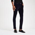 River Island Mens Danny Velvet Super Skinny Trousers