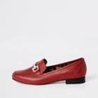 River Island Womens Leather Snaffle Loafers