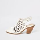 River Island Womens Western Cut Out Shoes