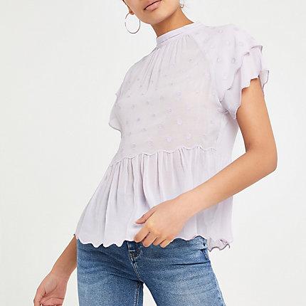 River Island Womens Spot Smock Top