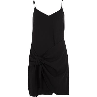 River Island Womens Knot Front Slip Cami Dress