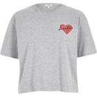 River Island Womens 'heartbreaker' Patch T-shirt