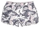 River Island Menspink Runner Style Camo Print Swim Shorts