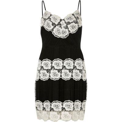 River Island Womens Petite Lace Bodycon Dress