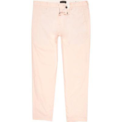 River Island Mens Slim Fit Ankle Grazer Chino Trousers