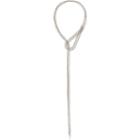 River Island Womens Silver Tone Thread-through Necklace