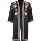 River Island Womens Floral Embroidered Kimono