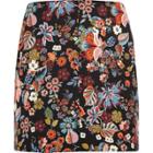 River Island Womens Plus Floral Print Mini Skirt