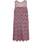 River Island Womens Fringed Sleeveless Swing Dress
