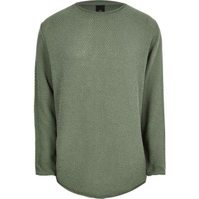 River Island Mens Knit Long Sleeve Slim Fit Jumper