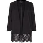 River Island Womens Lace Hem Duster Jacket