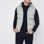 River Island Mens Jack And Jones Hooded Puffer Vest
