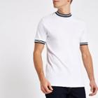 River Island Mens Only And Sons White Tipped T-shirt