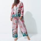 River Island Womens Plus Jungle Print Pajama Pants