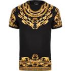River Island Mens Chain Print Muscle Fit T-shirt